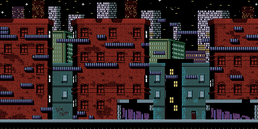 Thumbnail for a map of Level 1b for the Game Boy game X-Men: Wolverine's Rage.