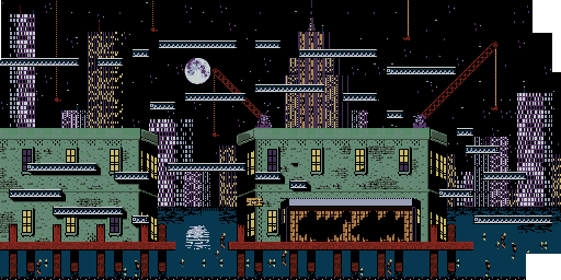 Thumbnail for a map of Level 1c for the Game Boy game X-Men: Wolverine's Rage.