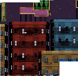 Thumbnail for a map of Level 1e for the Game Boy game X-Men: Wolverine's Rage.