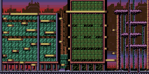 Thumbnail for a map of Level 2b for the Game Boy game X-Men: Wolverine's Rage.