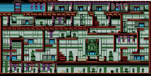 Thumbnail for a map of Level 2d for the Game Boy game X-Men: Wolverine's Rage.
