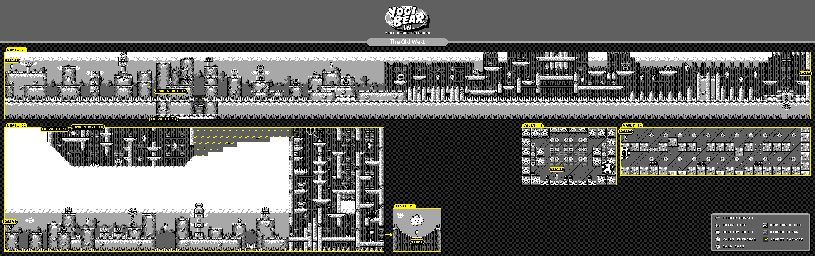 Thumbnail for a map of The Old West for the Game Boy game Yogi Bear In Yogi Bears Goldrush.