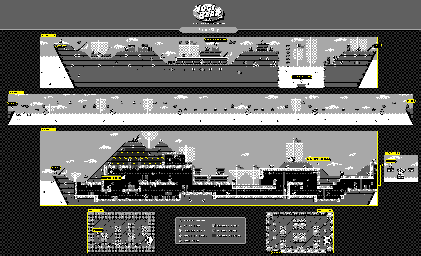 Thumbnail for a map of Pirate Ship for the Game Boy game Yogi Bear In Yogi Bears Goldrush.