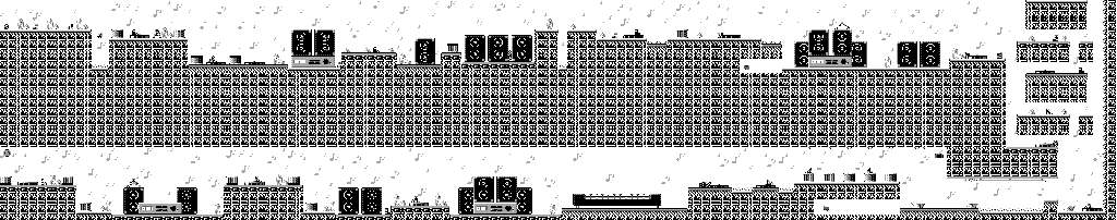 Thumbnail for a map of Tonedeaf Throughway Area 2.2 for the Game Boy game Zool.