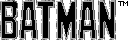 Title screen for the Game Boy game Batman.