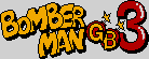 Title screen for the Game Boy game Bomberman GB 3.