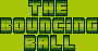 Title screen for the Game Boy game The Bouncing Ball.