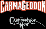 Title screen for the Game Boy game Carmageddon: Carpocalypse Now.
