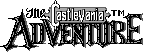 Title screen for the Game Boy game Castlevania: The Adventure.