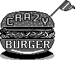 Title screen for the Game Boy game Crazy Burger.