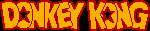 Title screen for the Game Boy game Donkey Kong.
