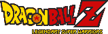 Title screen for the Game Boy game Dragon Ball Z: Legendary Super Warriors.