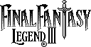 Title screen for the Game Boy game Final Fantasy Legend III.