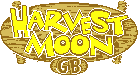 Title screen for the Game Boy game Harvest Moon: GB.