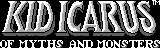 Title screen for the Game Boy game Kid Icarus: Of Myths And Monsters.