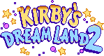 Title screen for the Game Boy game Kirby's Dream Land 2.