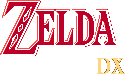 Title screen for the Game Boy game The Legend Of Zelda: Link's Awakening DX.