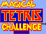 Title screen for the Game Boy game Magical Tetris Challenge.