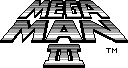 Title screen for the Game Boy game Mega Man III.