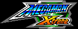 Title screen for the Game Boy game Mega Man Xtreme.