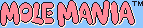 Title screen for the Game Boy game Mole Mania.