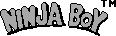 Title screen for the Game Boy game Ninja Boy.