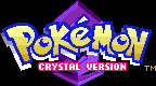 Title screen for the Game Boy game Pokemon: Crystal Version.