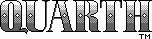 Title screen for the Game Boy game Quarth.