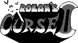 Title screen for the Game Boy game Rolan's Curse II.