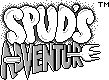 Title screen for the Game Boy game Spud's Adventure.