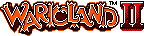 Title screen for the Game Boy game Wario Land II.