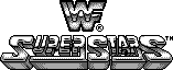 Title screen for the Game Boy game WWF Super Stars.