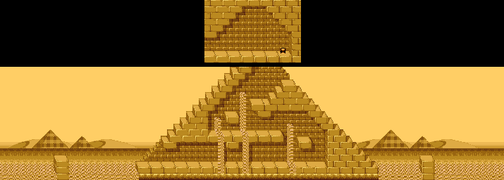 Thumbnail for a map of Desert Pyramid for the Game Gear game Ax Battler: A Legend Of Golden Axe.