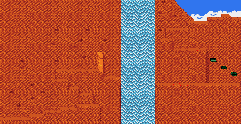Thumbnail for a map of Gayn Mountain for the Game Gear game Ax Battler: A Legend Of Golden Axe.