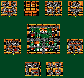 Thumbnail for a map of North Valley for the Game Gear game Ax Battler: A Legend Of Golden Axe.