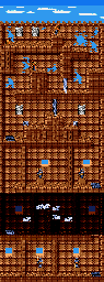 Thumbnail for a map of Peninsula Tower for the Game Gear game Ax Battler: A Legend Of Golden Axe.
