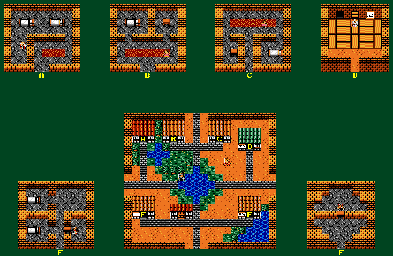 Thumbnail for a map of Sand Marrow for the Game Gear game Ax Battler: A Legend Of Golden Axe.