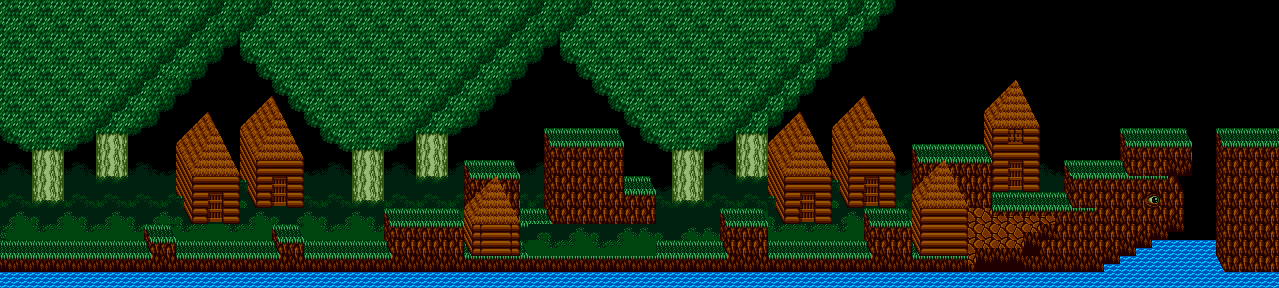 Thumbnail for a map of Turtle Island for the Game Gear game Ax Battler: A Legend Of Golden Axe.