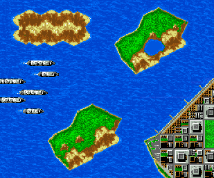 Thumbnail for a map of Map for the Game Gear game Choplifter III.