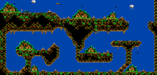Thumbnail for a map of Sector 2 Level 2 for the Game Gear game Choplifter III.