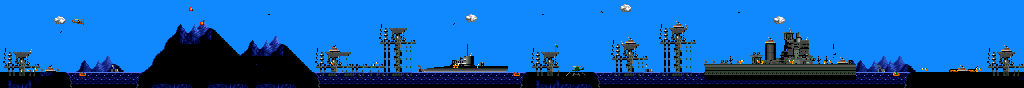 Thumbnail for a map of Sector 3 Level 3 for the Game Gear game Choplifter III.