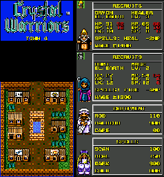 Thumbnail for a map of Town 4 for the Game Gear game Crystal Warriors.