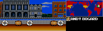 Thumbnail for a map of Italy (Andy Bogard) for the Game Gear game Fatal Fury Special.