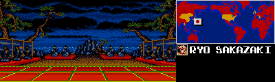 Thumbnail for a map of Japan (Ryo Sakazaki) for the Game Gear game Fatal Fury Special.