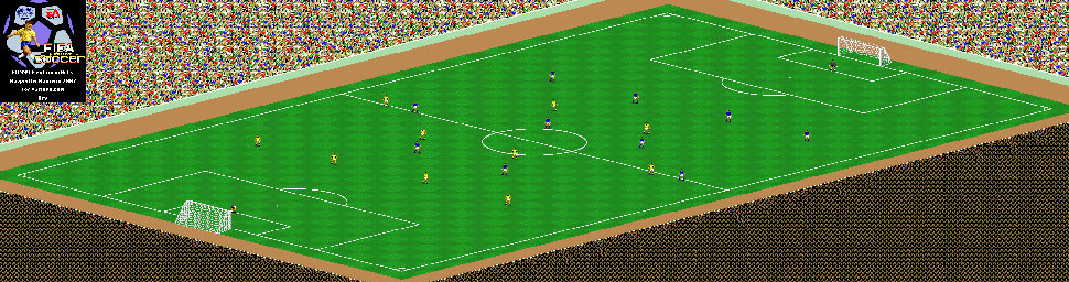 Thumbnail for a map of Field (Dry) for the Game Gear game FIFA International Soccer.