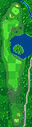 Thumbnail for a map of Brooks Peak Hole 13 for the Game Gear game Fred Couples Golf.