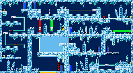 Thumbnail for a map of Crystal Forest Area 2 for the Game Gear game Legend Of Illusion: Starring Mickey Mouse.