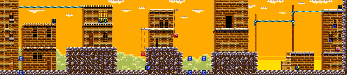 Thumbnail for a map of Duckingham Palace for the Game Gear game Legend Of Illusion: Starring Mickey Mouse.
