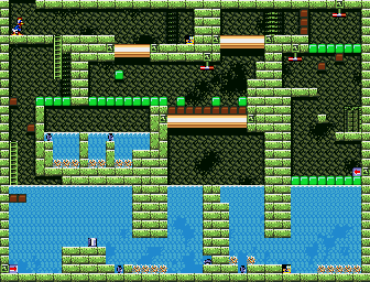 Thumbnail for a map of Sunken Ruins Area 4 for the Game Gear game Legend Of Illusion: Starring Mickey Mouse.