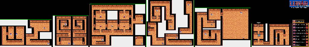Thumbnail for a map of Butterfly Sanctuary for the Game Gear game Lunar: Sanposuru Gakuen.